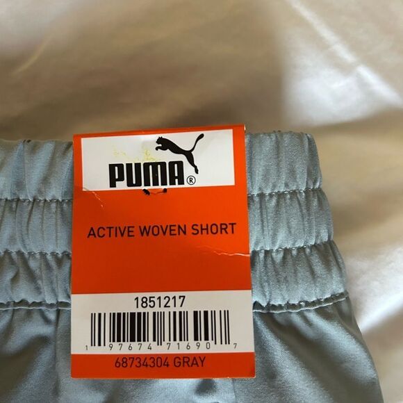Puma Gray Athletic Shorts Lightweight Moisture-Wicking activewear, Small, NWT… - Picture 4 of 8